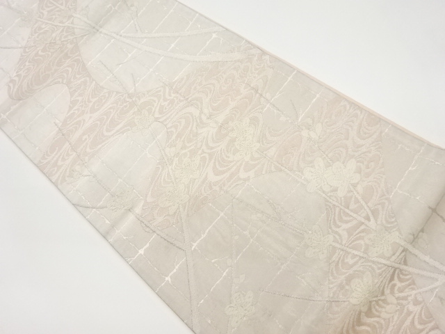 JAPANESE FUKURO OBI / WOVEN SAKURA